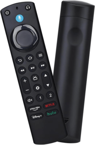 テレビリモコン 音声認識リモコン Pro Fire TV Stick 代用リモコン Pro Fire TV Cube(第3世代)